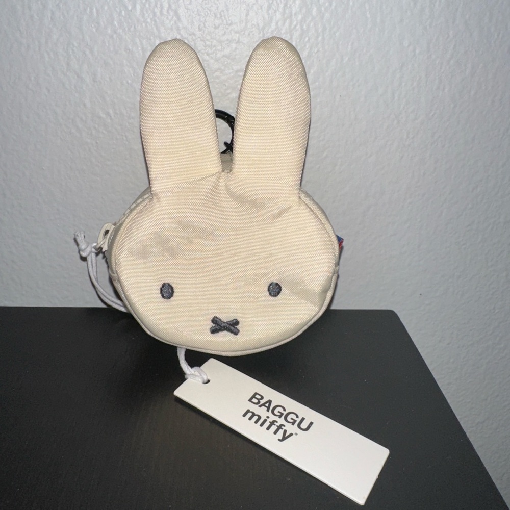 Baggu Miffy Cream Bunny Pouch